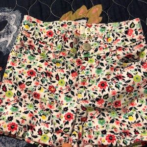 Floral print shorts
